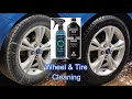 Wheel and tire cleaning with Armour Detail Supply Wheel Cleaner and Maniac Line Wheel & Tyre.