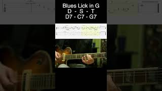 Blues Lick in G.