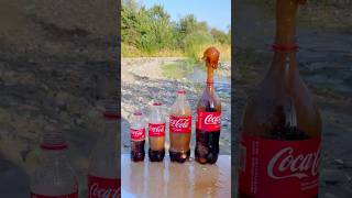 Mini Cola VS Big Cola. Mini Fountain Maximum Ejection! #experiment #mentos #cola