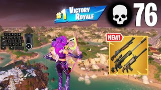 76 Elimination Solo vs Squads Wins Full Gameplay (Fortnite Chapter 5)