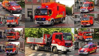 [STADTALARM - 23 FAHRZEUGE🚨] Einsatzfahrten 》GW-Taucher, WLF-K uvm. | Großübung der Feuerwehr Stade