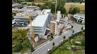 Fortschritte beim Bau des Parkhauses Campus Steinfurt