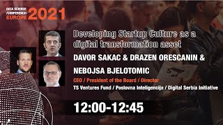 [DSC Europe 21] Developing Startup Culture as a digital transformation asset