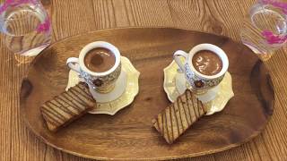 How to Make Turkish COFFEE-Kuru Kahveci Mehmet Efendi ☕️