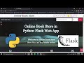 Online-Book-Store - Ecommerce -Website-App -Full-Stack -Python -Flask -Web Application-MySQL-Server