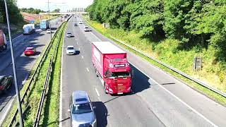 truckspotting on the M62 6.8.24