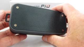 Plusinno Portable Bluetooth 4.0 Waterproof Wireless Speaker with Integrated Siri/Voice Control