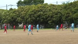 大豆戸FC U-13 vs FC厚木DREAMS（後半） 2014/06/21 13:14