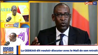 #urgent :  La CEDEAO dit vouloir discuter avec le Mali de son retrait