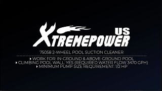 XtremepowerUS: Suction Pool Cleaner In-ground \u0026 Above-ground Pool Installation, 75058