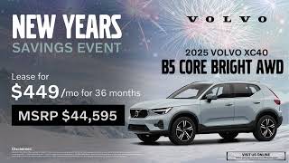 New Year, New Adventures: Lease the 2025 Volvo XC40 B5 Core Bright AWD