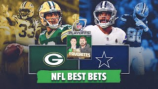 Green Bay Packers vs Dallas Cowboys Bets | NFL Playoffs Betting Picks | The Favorites Podcast