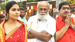 Actress Divi Vadthya And Vijayendra Prasad Visits Tirumala Temple | Daily Culture