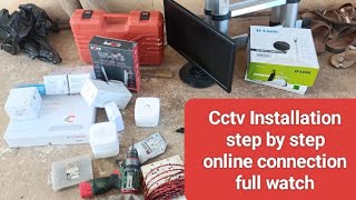 CP Plus CCTV Installation | Wiring, Setup \u0026 Mobile Live View आसान तरीके से 🤔👌🏻🤳🏻👉🏻#technology