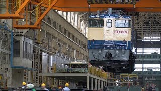 鉄道ふれあいフェア・車体移動実演 [4K] (埼玉県さいたま市) 2018/5/26