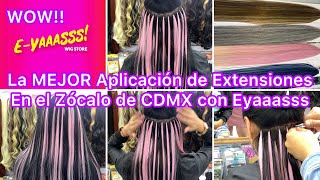 APLICACION DE EXTENSIONES DE CABELLO CON MICROCHIP!! DESDE $500 EN CDMX METRO ZOCALO