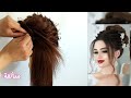 خطوات تسريحة عروس كتير حلوة وسهلة للمبتدئين خطوة بخطوة مع الشرح 😍 تعلم تساريح الشعر bridal hairstyle