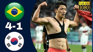 Brazil vs South Korea 4-1 | Fifa World Cup 2022 Qatar Highlights | All Goals & Extended Highlights