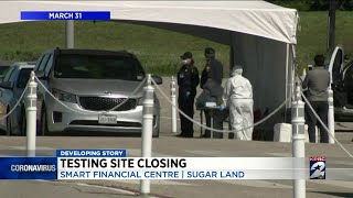 Fort Bend County testing site closes