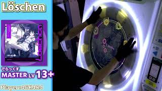 【maimaiプレイ手元動画】Löschen　[Master LV13+](でらっくす譜面)【ALLPERFECT+】