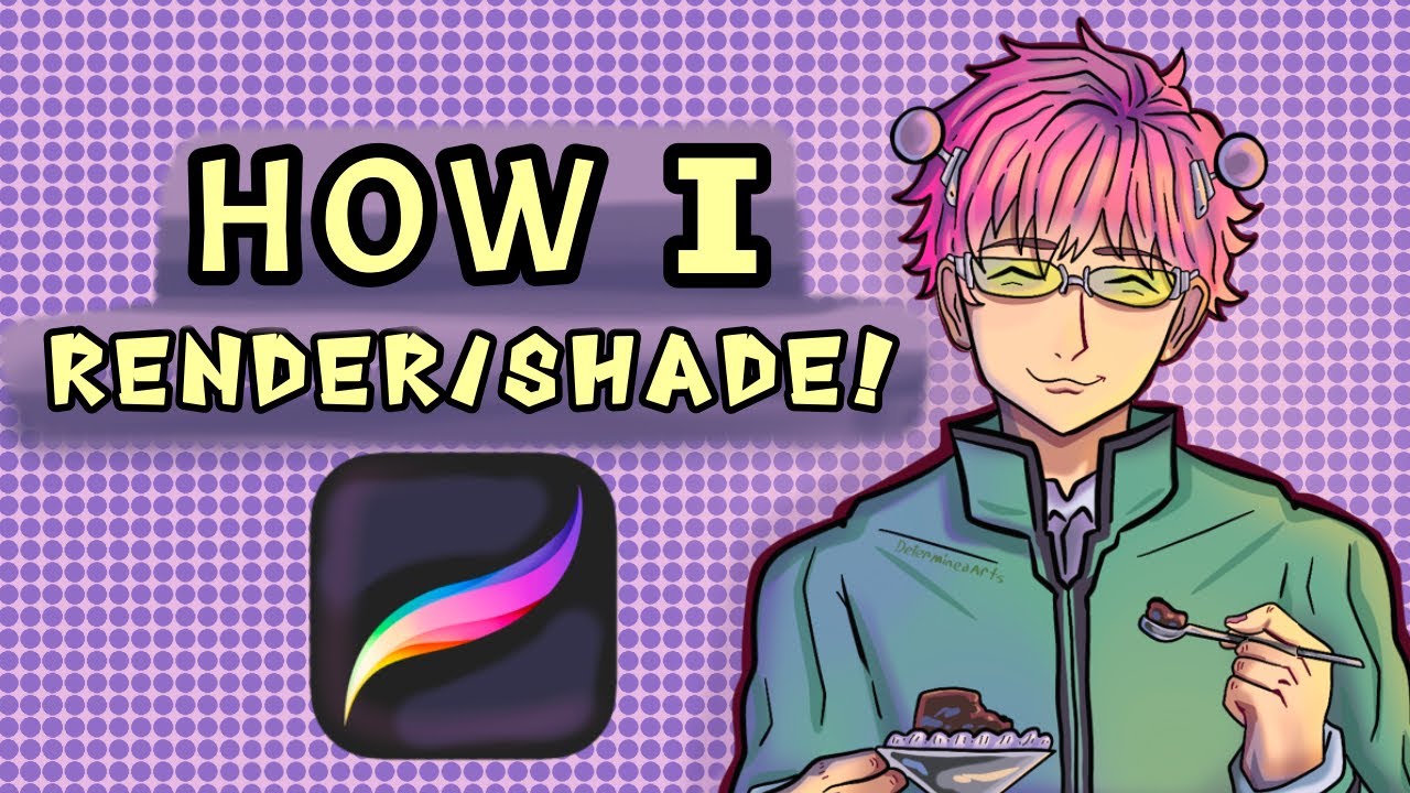 My Shading And Rendering Process Procreate Youtube