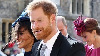 Did Harry and Meghan make their baby announcement at Princess Eugenie's wedding?