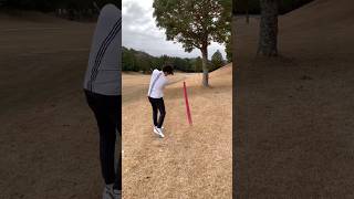 5番アイアンでレイアップ#shorts #ゴルフラウンド動画 #golf #ゴルフスイング