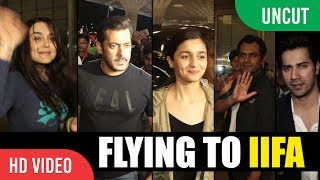 UNCUT - Celebrities Flying To IIFA New York 2017 | Salman Khan, Alia Bhatt,Varun Dhawan | IIFA 2017