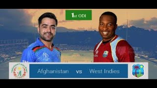 Live Steam : Afghanistan Vs West Indies 1st ODI, Lucknow | Live Score & Commentary | AFG vs WI  2019