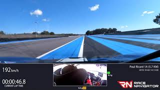 RN #1 Onboard video Paul Ricard 1A (5.7 KM), 488 Challenge, 02:01.933