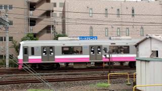 新京成8900形京成津田沼ゆき松戸駅到着