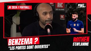 JO 2024 / Football : Benzema ? “Les portes sont ouvertes”, déclare Thierry Henry