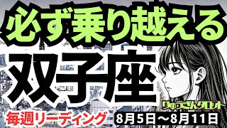 【双子座】♊️2024年8月5日の週♊️必ず乗り越える。不安は消えてなくなる。ご自身を信じて。タロットリーディング