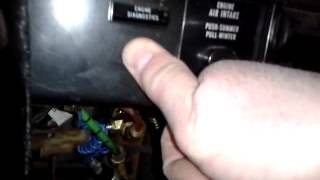 How to clear engine Codes - DT466E