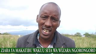 NGORONGORO:M/KITI CCM WILAYA,MADIWANI WATOA SHUKRANI KWA MAKATIBU WAKUU WA WIZARA