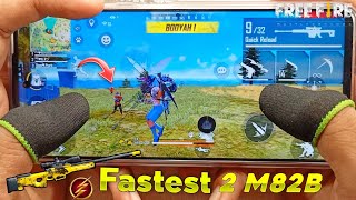 Poco x3 pro free fire gameplay test 2 finger handcam m1887 onetap headshot 120Hz display smoothaf