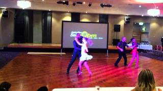 ASO TARMI \u0026 JUAN CARLOS / JESSICA \u0026 JAIME - Pro/am Salsa Freestyle