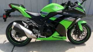 Pre Owned 2013 Kawasaki Ninja 300 Lime Green Special Edition