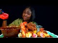 king crab seafood boil mukbang deshelled seafood boil mukbang seafood mukbang