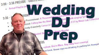 Wedding DJ Day-Of Script and Playlists to Stay Organized and Crush your Weddings!