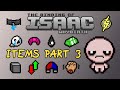 Passive Items Showcase Part 3/5 - The Binding of Isaac: WhyBirth (Mod)