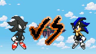 Dark Sonic vs Seelkadoom | Sonic sprite animation | Dc2