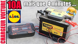 LIDL chargeur de batterie de voiture 10A rapide pendant 4 minutes... ULTIMATE SPEED ULGD A1