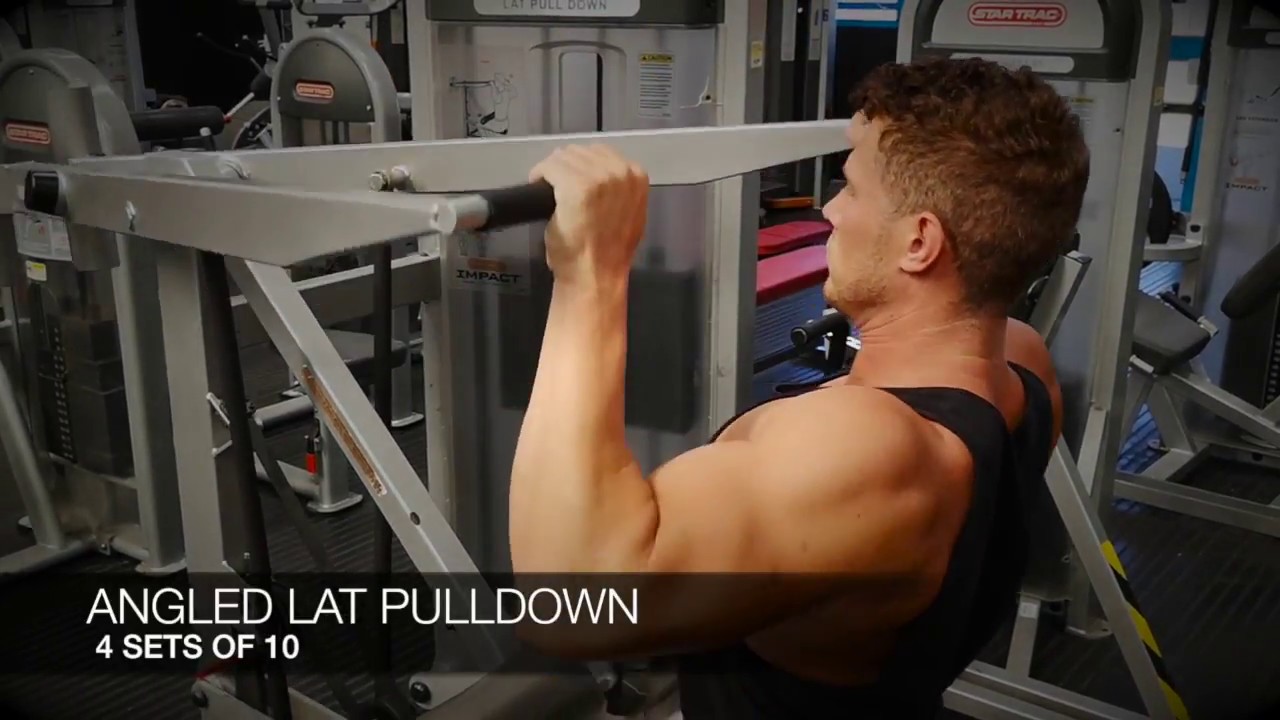 James Shenton Back Workout Youtube