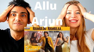Ramulo Ramula Song | #AlaVaikunthapurramuloo - Ramuloo Ramulaa Full Song || Allu Arjun [Reaction]