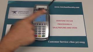 VX520 - how to run refund