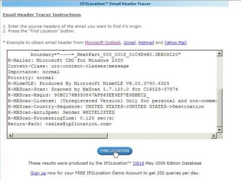 Steps to track the IP address from an email. Steps to track the IP address from an email.