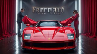 2026 Ferrari F40 – A Modern Icon with 900HP!