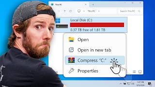 Hard Drives are Expensive...What if I Compress my Windows folder instead?