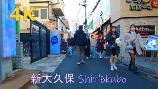 【4k】お正月の新大久保を散歩🍩Tokyo walk-Shin'ōkubo 2025